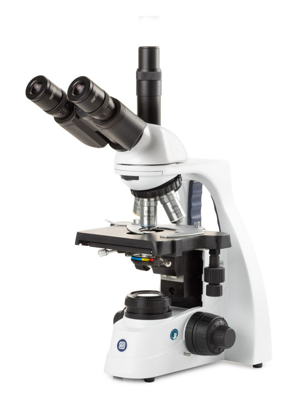 MICROSCOPIO TRINOCULAR CON OBJETIVOS PLANO AL INFINITO BSCOPE MOD: BS-1153 EPLI - EUROMEX
