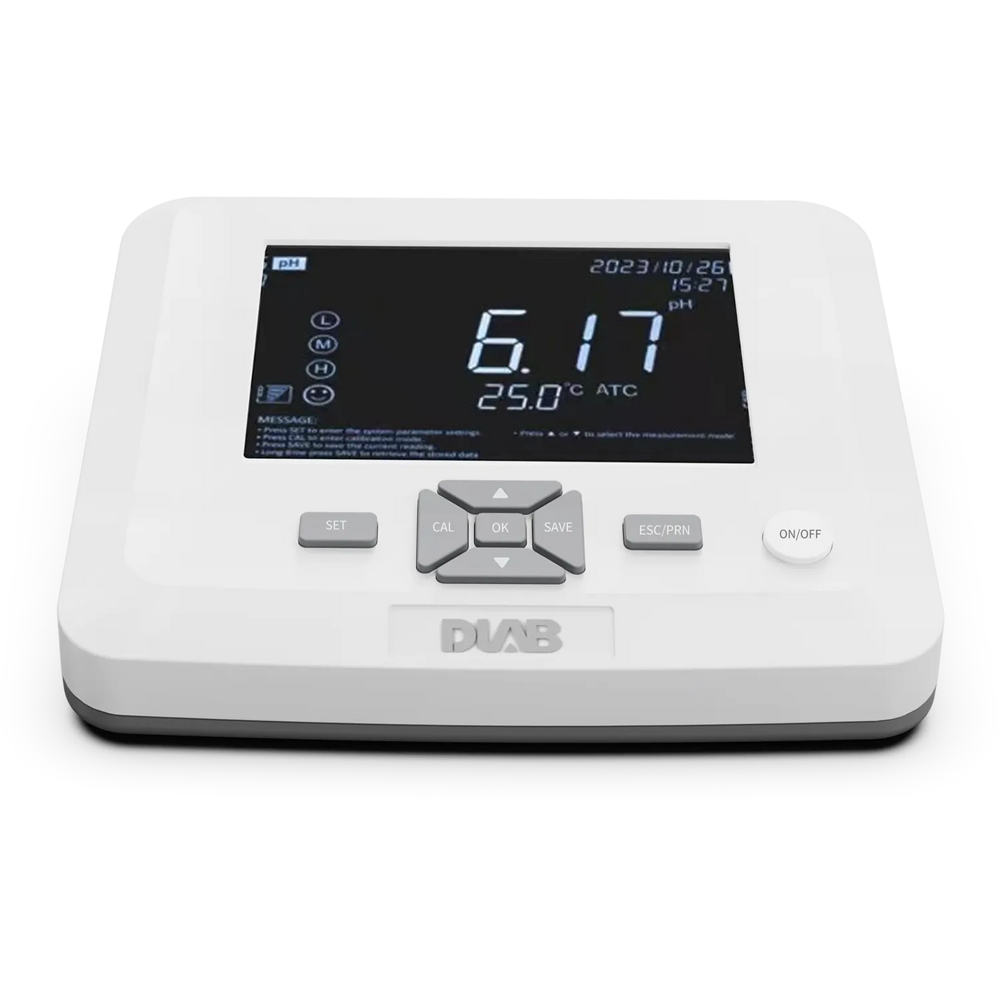 PHMETRO DE MESA DIGITAL (pH/mV.℃) CON ALMACENAMIENTO DPH100 DLAB