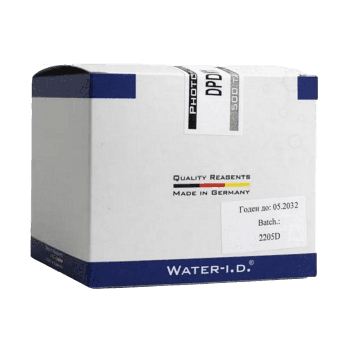 REACTIVO DPD1 RAPID PARA CLORO LIBRE CAJA X 500 PASTILLAS TBSPD1500 WATER ID