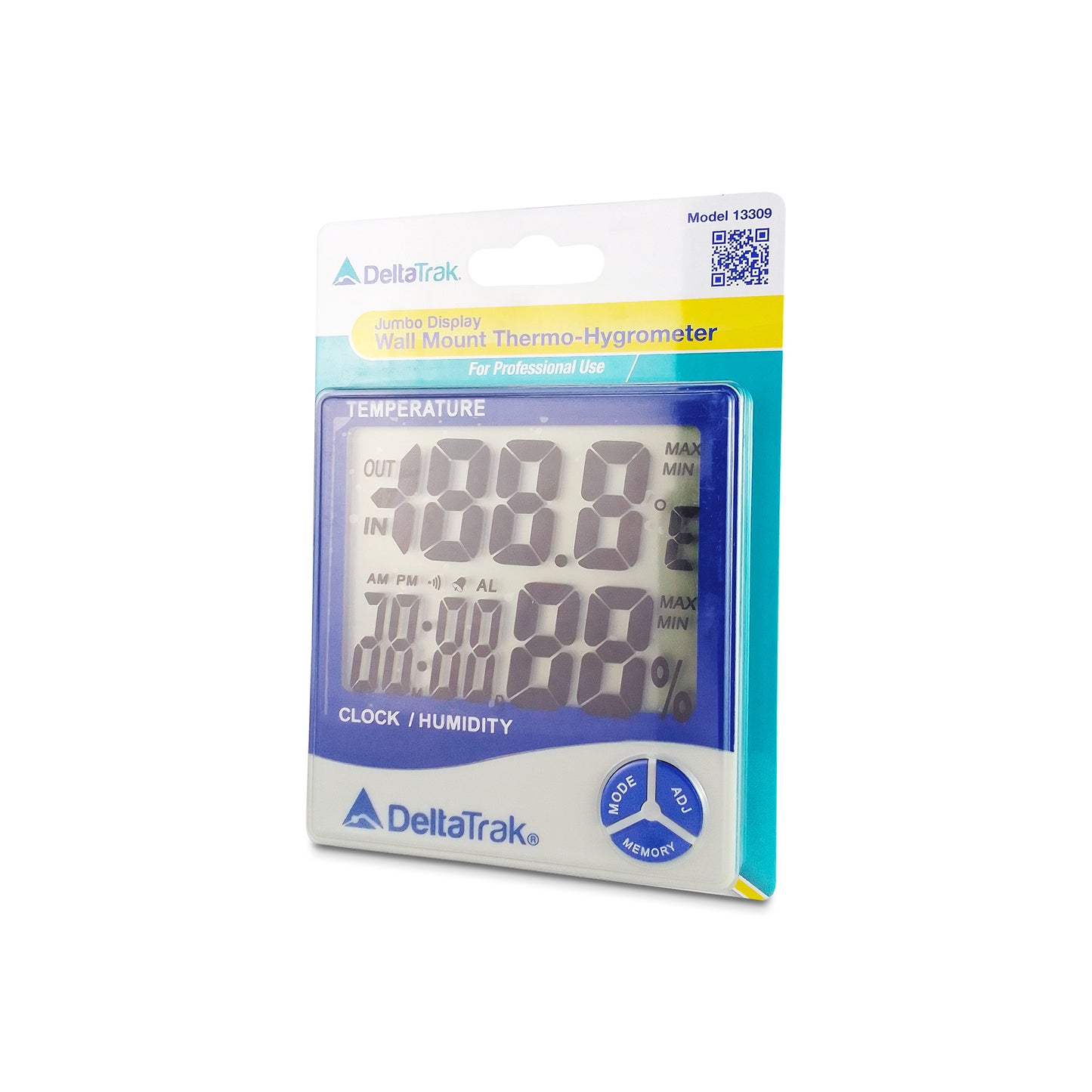 TERMOHIGROMETRO PANTALLA GIGANTE CON TRAZABILIDAD NIST 13309 DELTATRAK