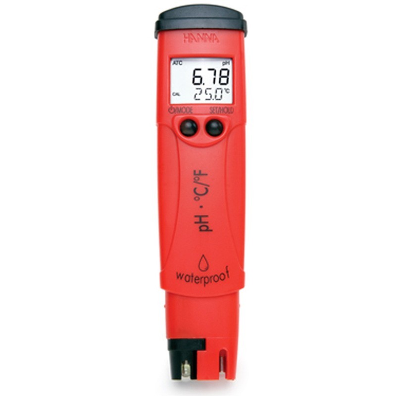 MEDIDOR DE PH/TEMP. IMPERMEABLE pHep®5 HI 98128 HANNA INSTRUMENTS