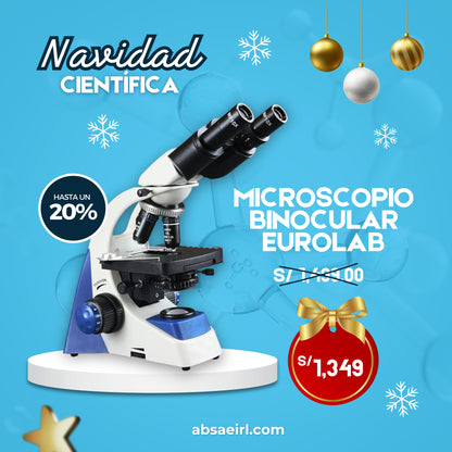 MICROSCOPIO BINOCULAR ESTANDAR (40X - 1000X) EUROLAB