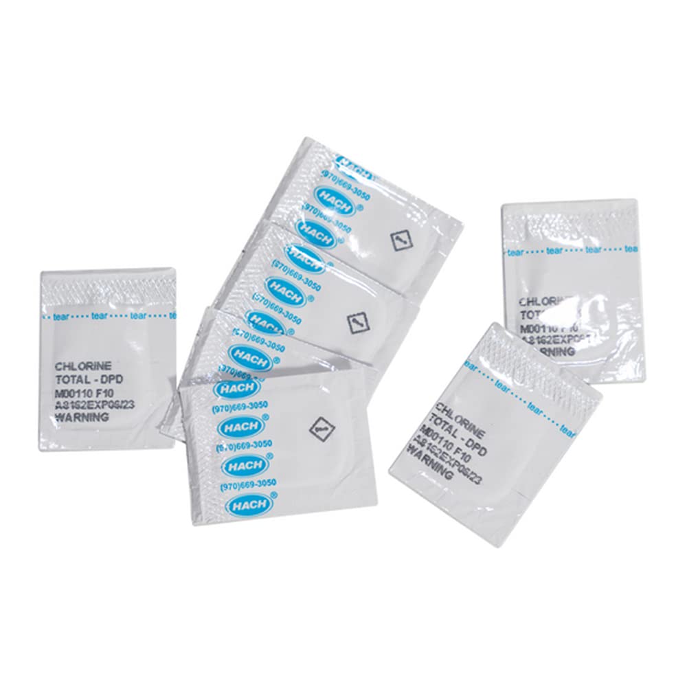 REACTIVO DPD1 PARA CLORO LIBRE MUESTRA 10ML, FRASCO X 1000 SACHETS HACH 2105528