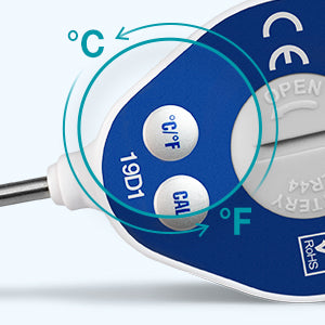 TERMOMETRO ANTIMICROBIANO CON CALIBRACION AUTOMATICA (CERTIFICADO) FlashCheck® LOLLIPOP 11050 DELTATRAK