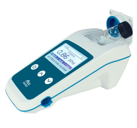 MEDIDOR DE CLORO DIGITAL PORTATIL AK400 MAX -AKSO   (Rango de medición: 0.00 a 5.00 ppm; 6.5 a 8.0 pH)