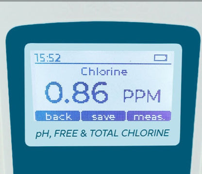MEDIDOR DE CLORO DIGITAL PORTATIL AK400 MAX -AKSO   (Rango de medición: 0.00 a 5.00 ppm; 6.5 a 8.0 pH)