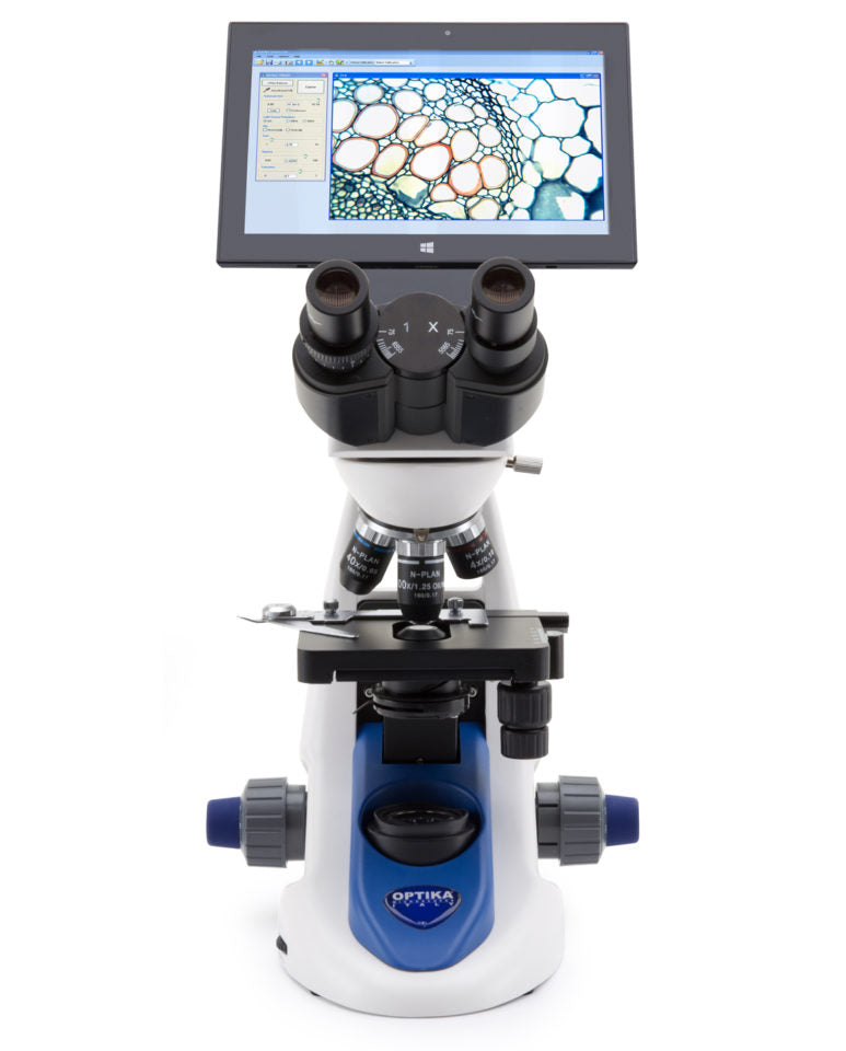 Microscopio Binocular con Cámara y Pantalla Integrada OPTIKA B-190TBPL – ABSA Soluciones