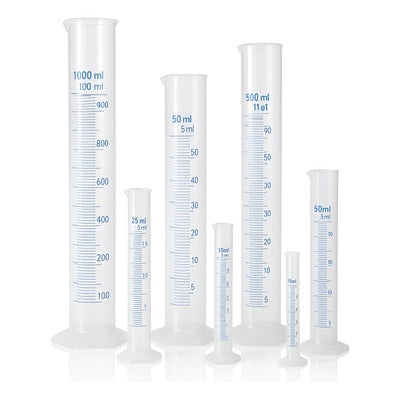Probeta de Vidrio Graduada para Laboratorio | Diferentes Capacidades – ABSA Soluciones Perú