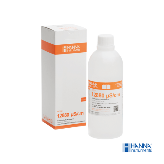 SOLUCION BUFFER CONDUCTIVIDAD ELECTRICA 12880us/cm X 500ML HI7030L HANNA (Copia)