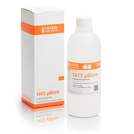 SOLUCION BUFFER CONDUCTIVIDAD ELECTRICA 1413us/cm X 500ML HI7031L HANNA