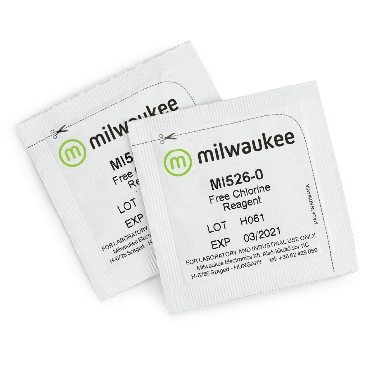 REACTIVO DPD1 PARA CLORO LIBRE 10ML X 100 TEST MI526-100 MILWAUKEE
