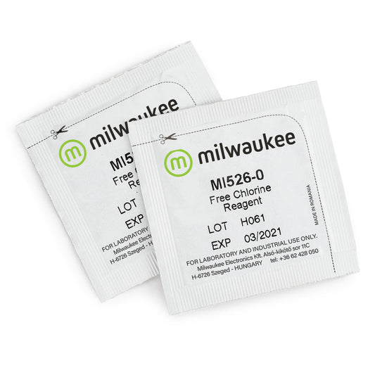 REACTIVO DPD1 PARA CLORO LIBRE 10ML X 100 TEST MI526-100 MILWAUKEE