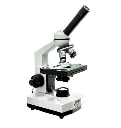MICROSCOPIO MONOCULAR ESCOLAR 4 OBJETIVOS 1000X - EUROLAB -  ABSA Soluciones Perú