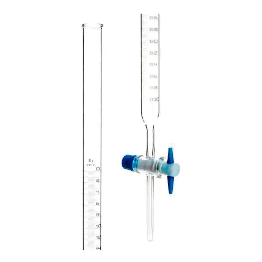 Bureta de Vidrio 25 ml con Llave de Teflón | Precisión para Titulaciones – ABSA Soluciones Perú