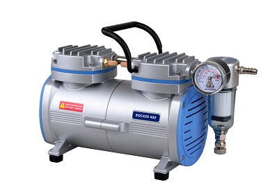 Bomba de Vacío sin Aceite Rocker 400 – 34 L/min | Filtración por Membrana | ABSA Soluciones Perú