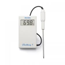 TERMOMETRO DIGITAL CON SONDA DE 3.3m Y VASTAGO DE 125mm Checktemp® 1 HI98509 HANNA INSTRUMENTS