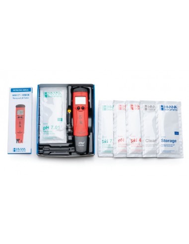 MEDIDOR DE PH/TEMP. IMPERMEABLE pHep®5 HI 98128 HANNA INSTRUMENTS